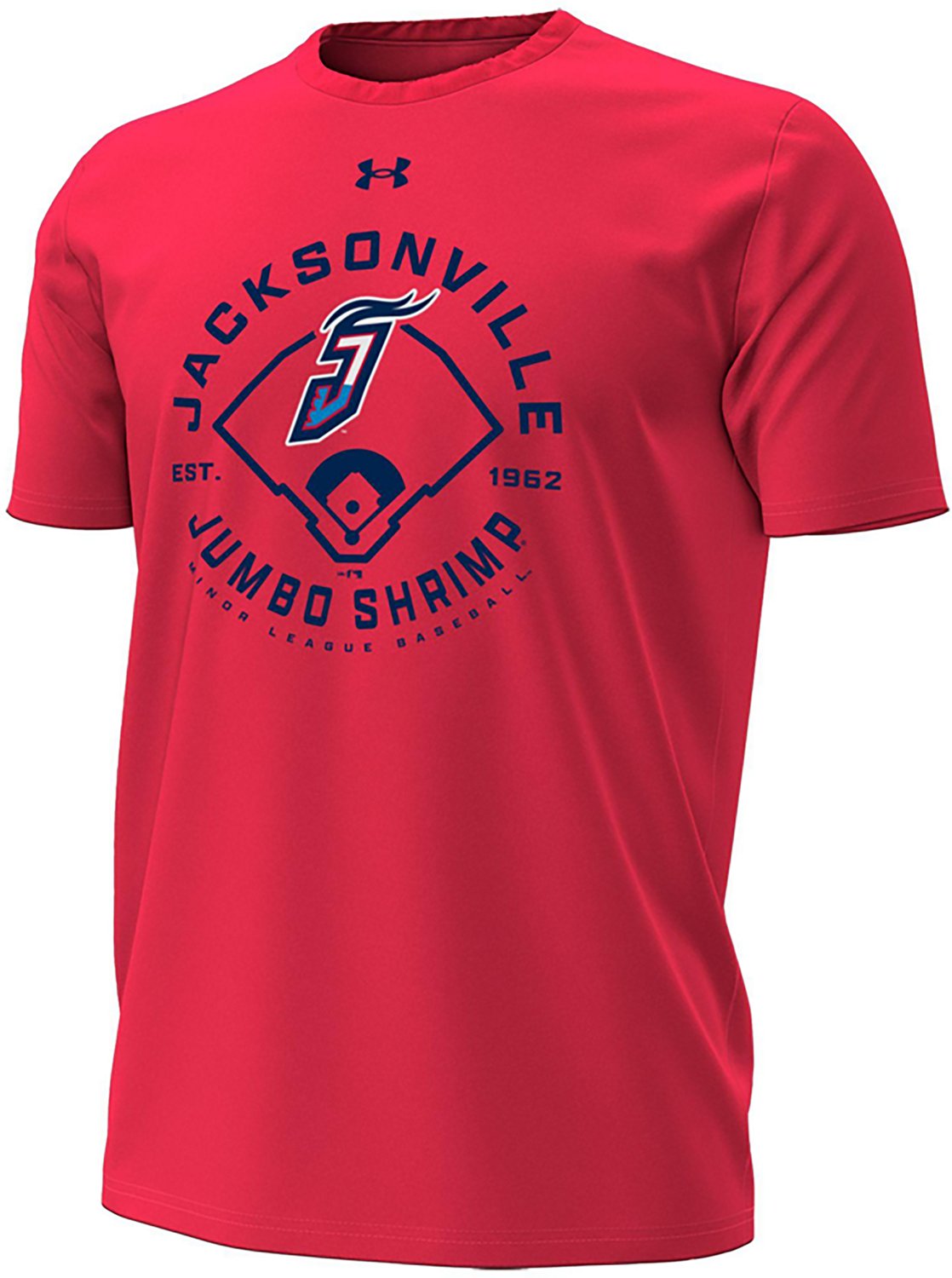 Under Armour Men's Jumbo Shrimp Knuckleball Performance T-shirt - view number 3