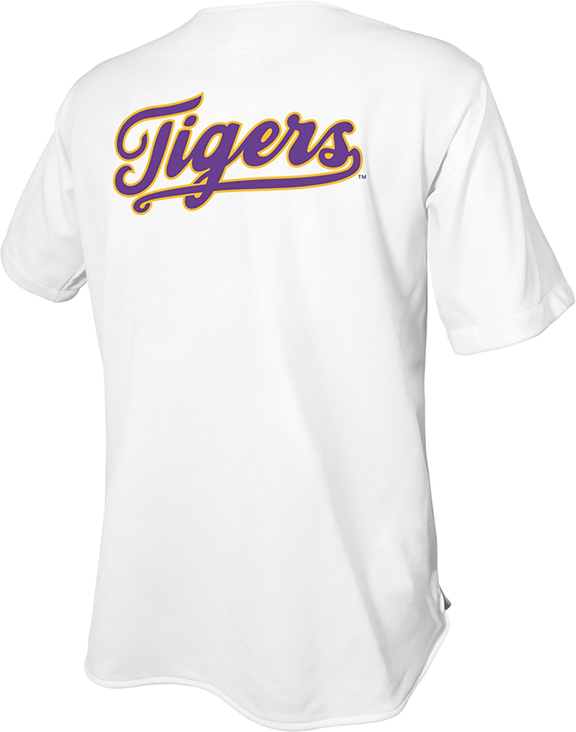 WILDCAT RETRO Men's LSU Tigers Baseball Jersey - view number 2