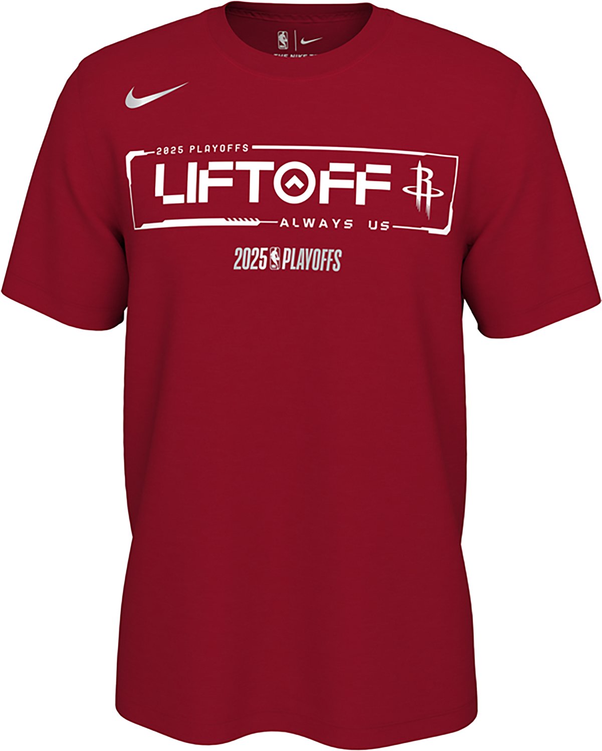 Nike Men's Houston Rockets 2025 NBA Playoff Mantra Short Sleeve T-shirt