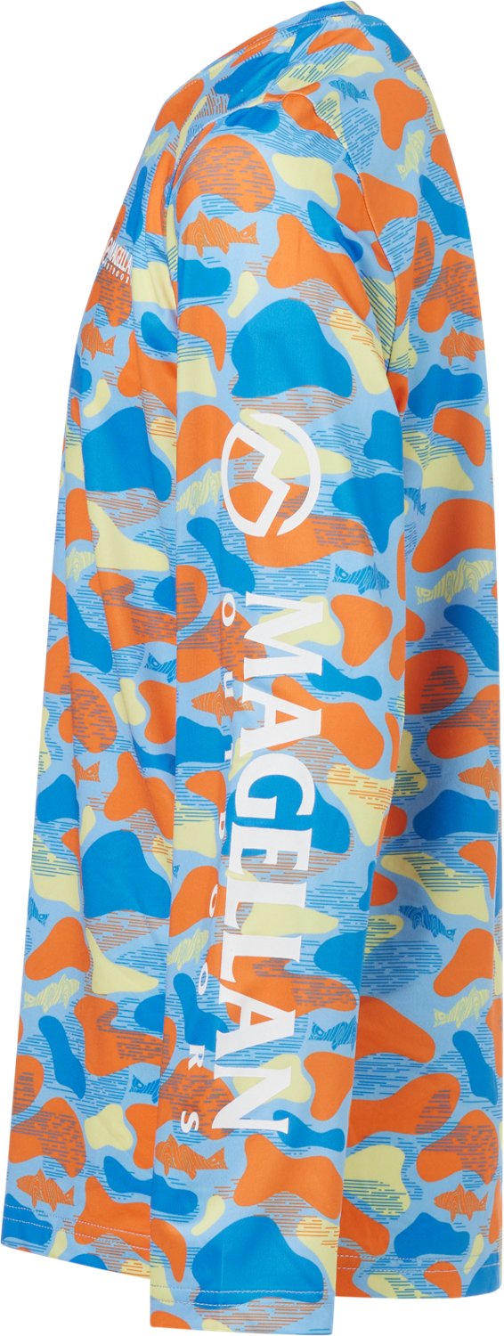 Magellan Outdoors Boys' Mallard Fish Camo Long Sleeve T-shirt - view number 3