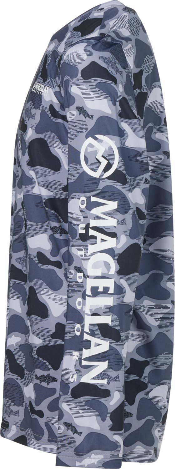 Magellan Outdoors Boys' Mallard Fish Camo Long Sleeve T-shirt - view number 4