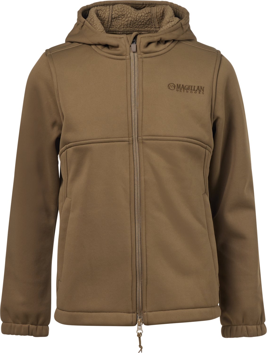 Magellan Outdoors Boys' Mesa 2.0 Solid Softshell Jacket - view number 2