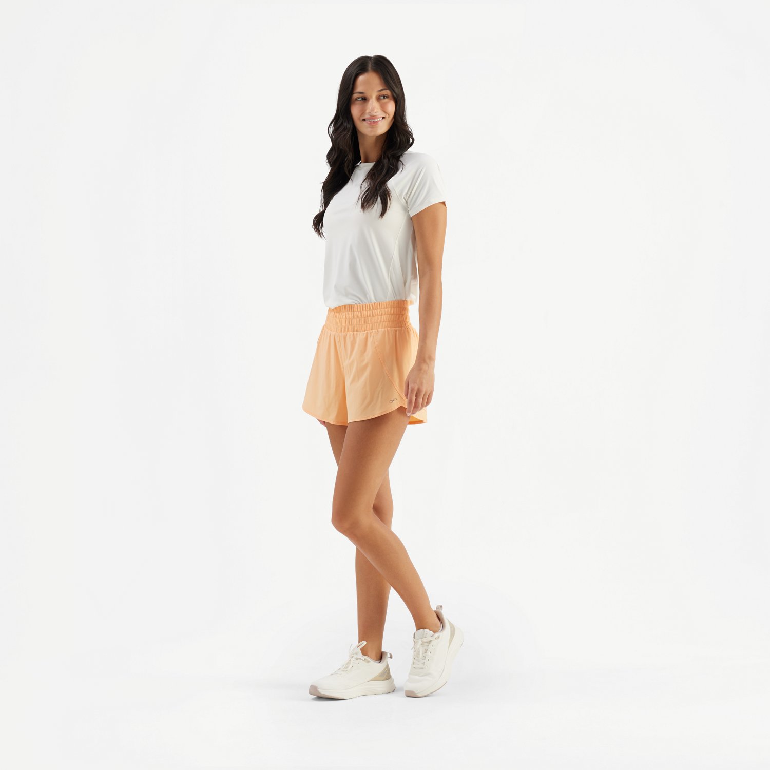 Freely Women's Run HI Layered Shorts 3.5 in                                                                                      - view number 2