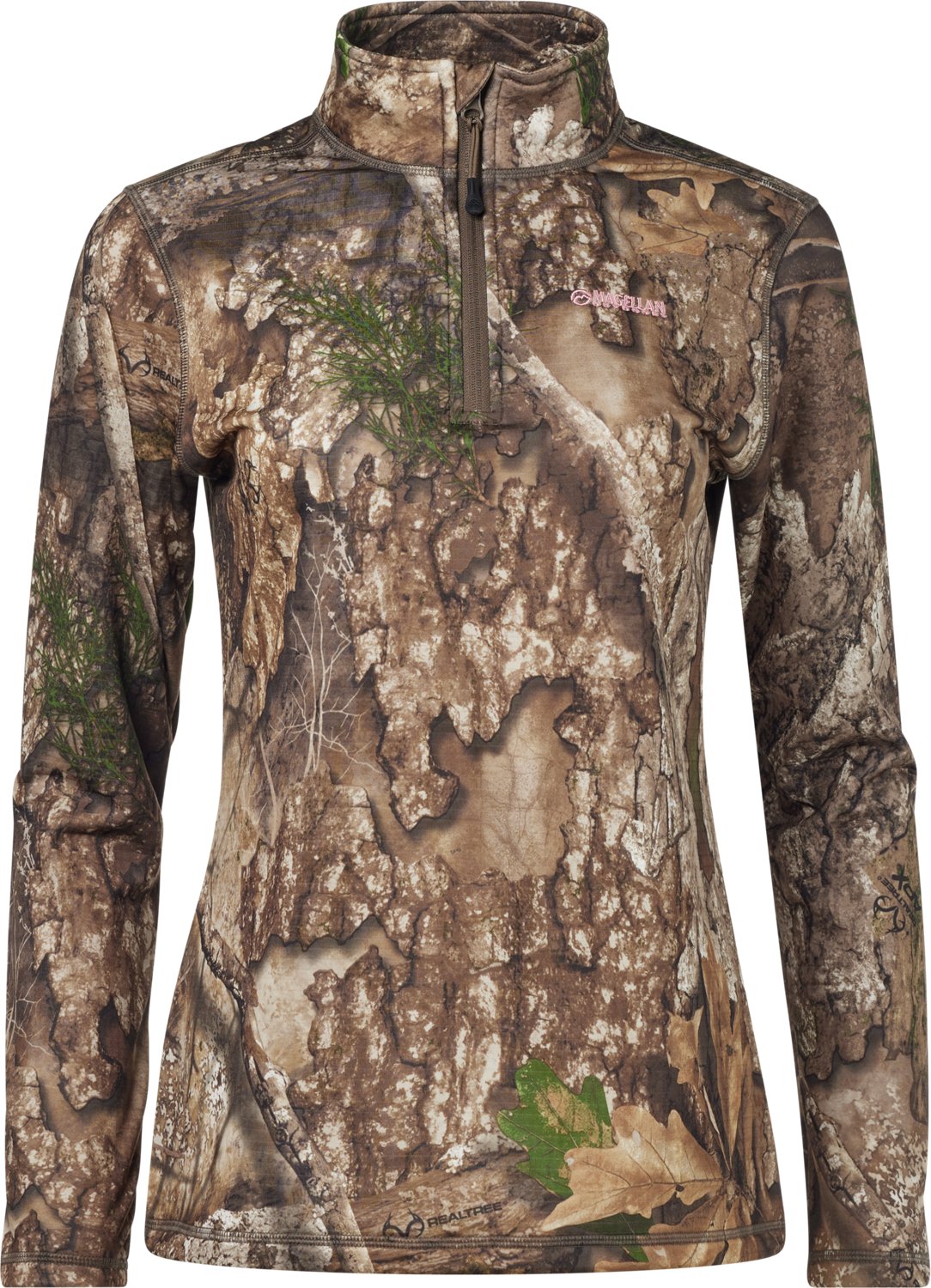 Magellan Outdoors Women's HuntGear Crockett 1/4 Zip Long Sleeve Pullover - view number 3