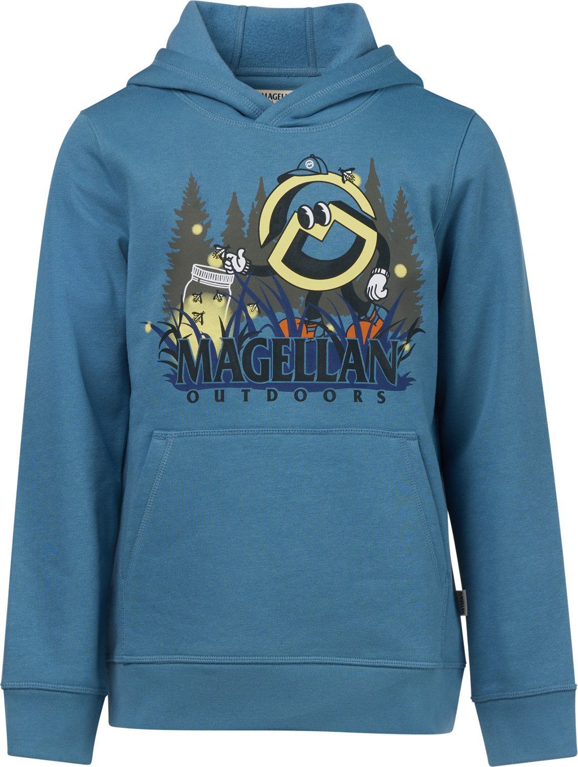 Magellan Outdoors Boys' Firefly Buddy Fleece Graphic Hoodie - view number 4