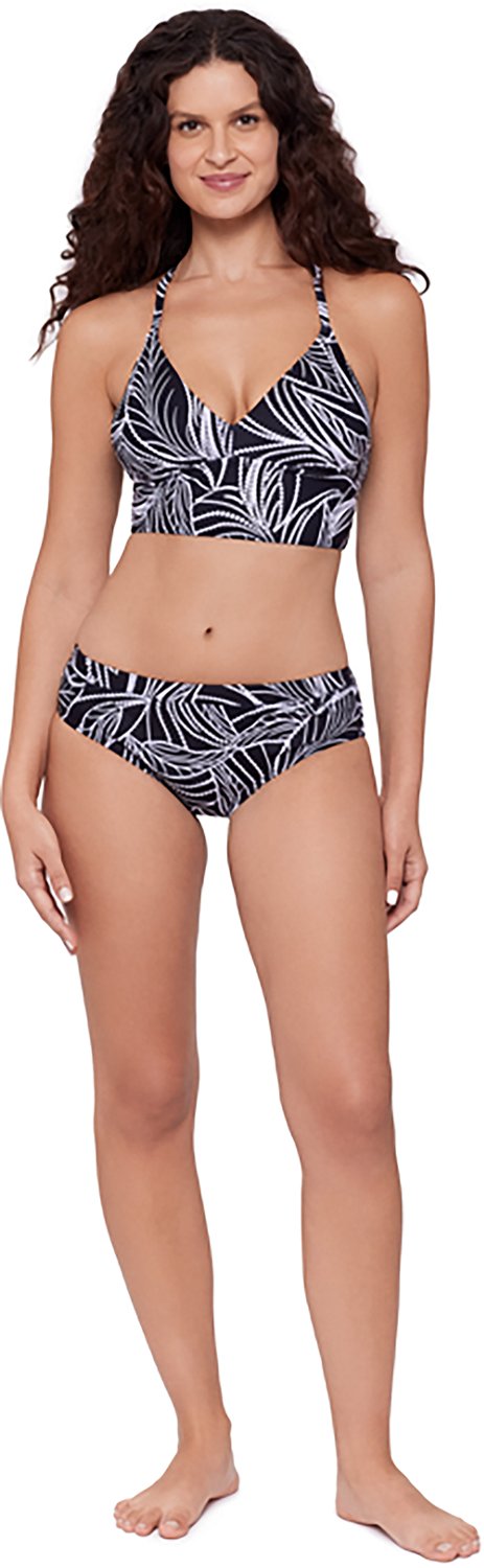 Eco Beach Women's Long Line Bralette Swim Top                                                                                    - view number 4