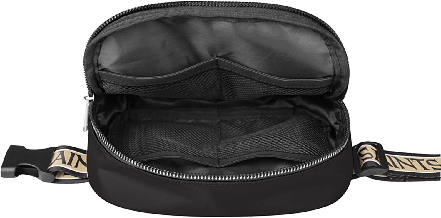 FOCO New Orleans Saints Wordmark Crossbody Belt Bag - view number 3
