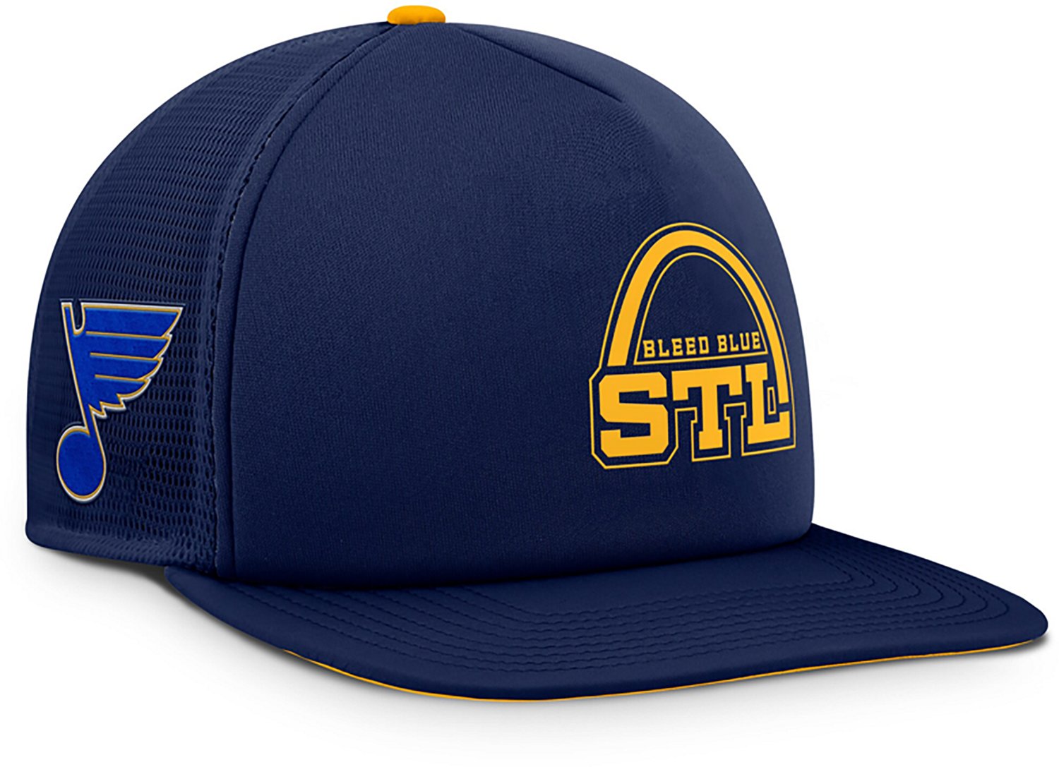 Fanatics Blues Rink Hometown 13 Flat Brim Snapback Cap - view number 2