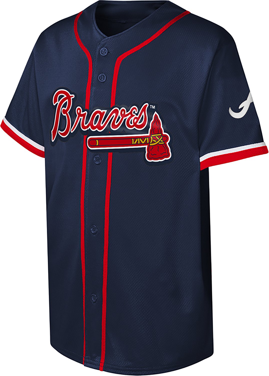 Outerstuff Boys' (4-7) Atlanta Braves Fashion Baseball Jersey                                                                   
