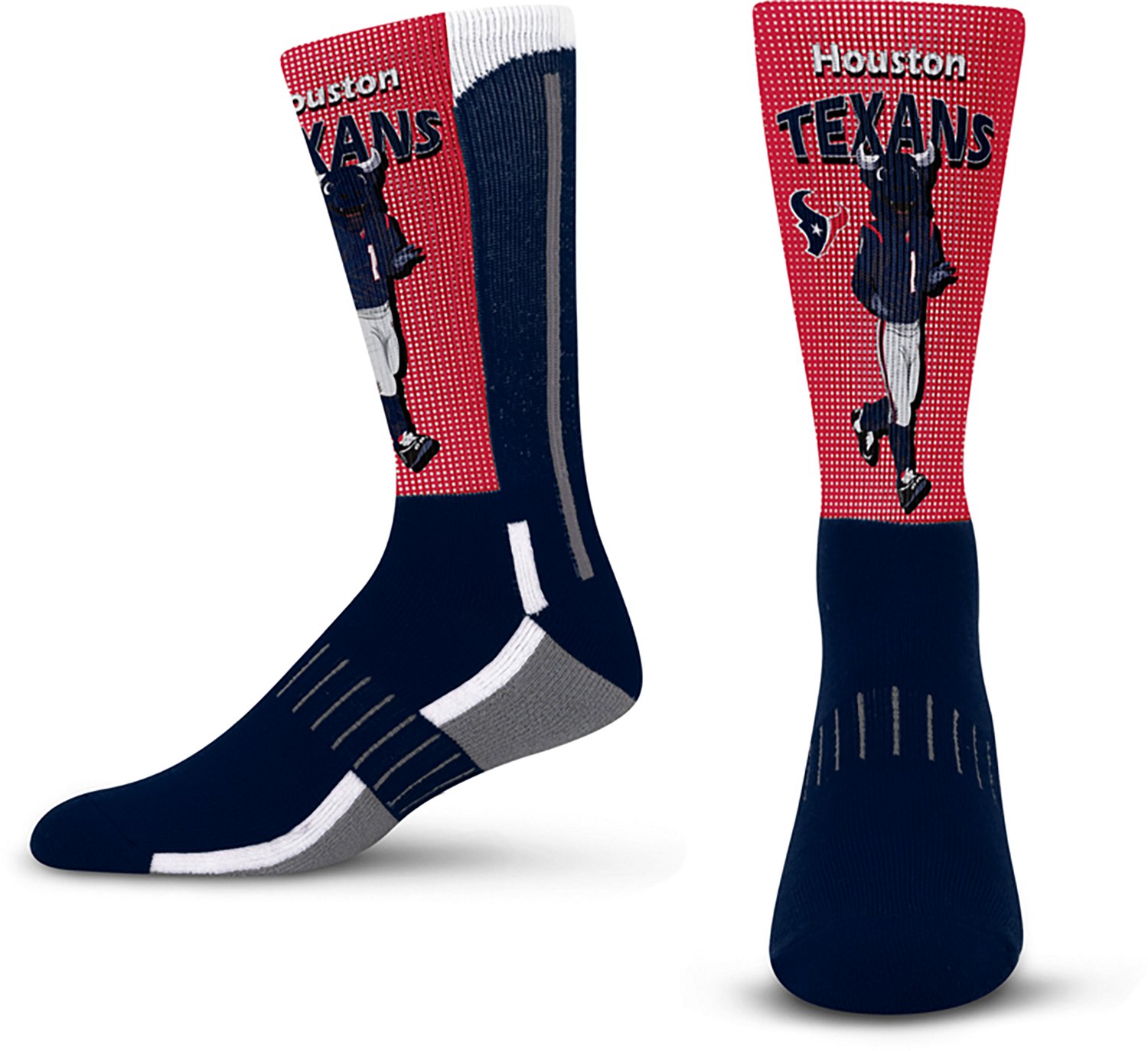 For Bare Feet Houston Texans Mascot Fever Socks