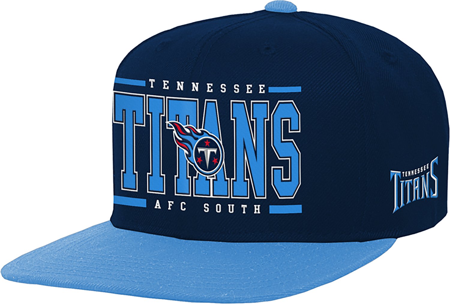 Outerstuff Boys' Tennessee Titans Retro Deadstock Snapback Cap - view number 3