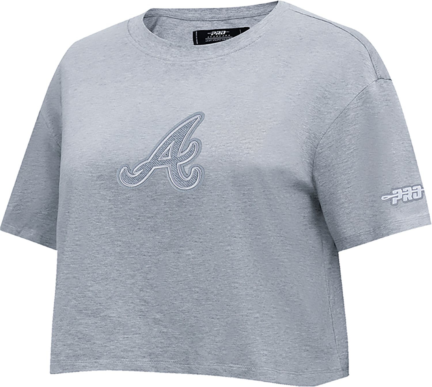 Pro Standard Women's Braves Reverse French Terry Boxy T-shirt - view number 2