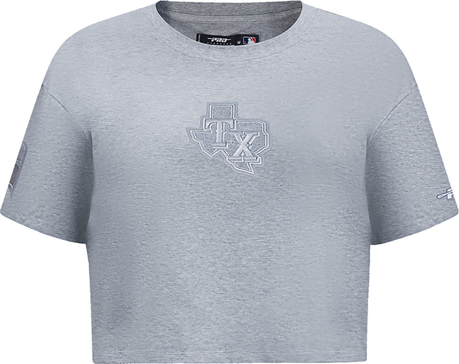 Pro Standard Women's Texas Rangers Reverse French Terry Boxy T-shirt