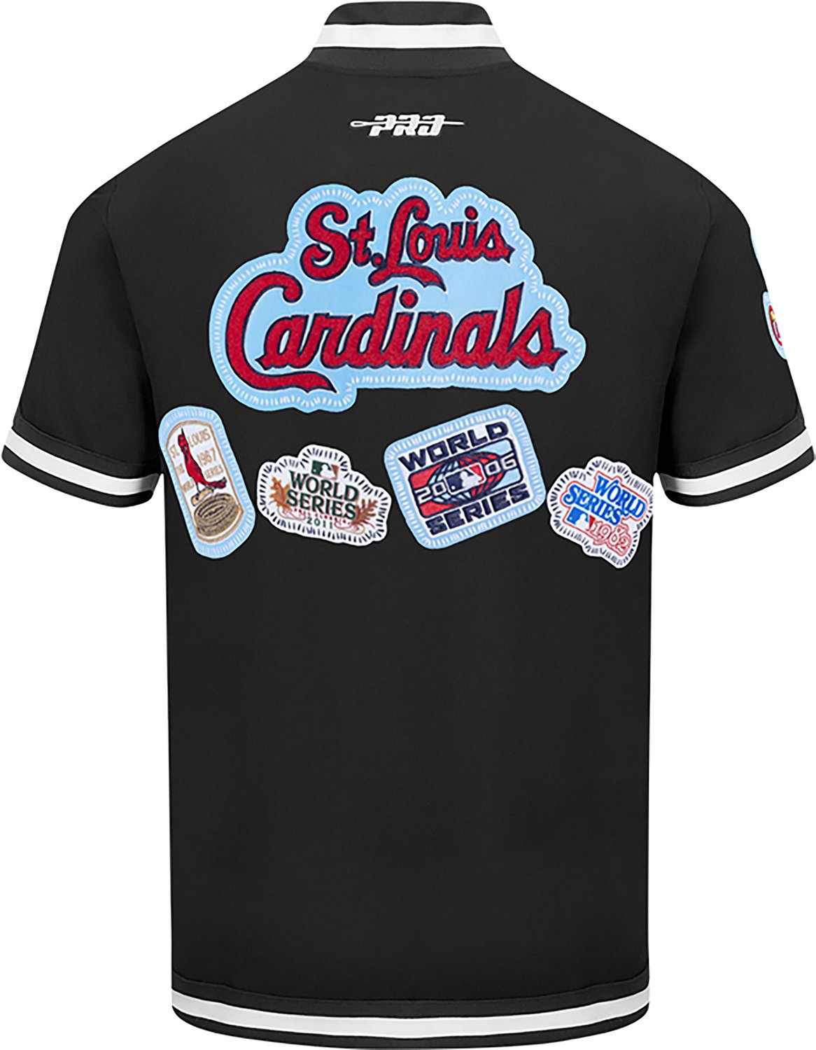 Pro Standard Men's St. Louis Cardinals DIY Pick Stitch Short Sleeve Jacket - view number 3