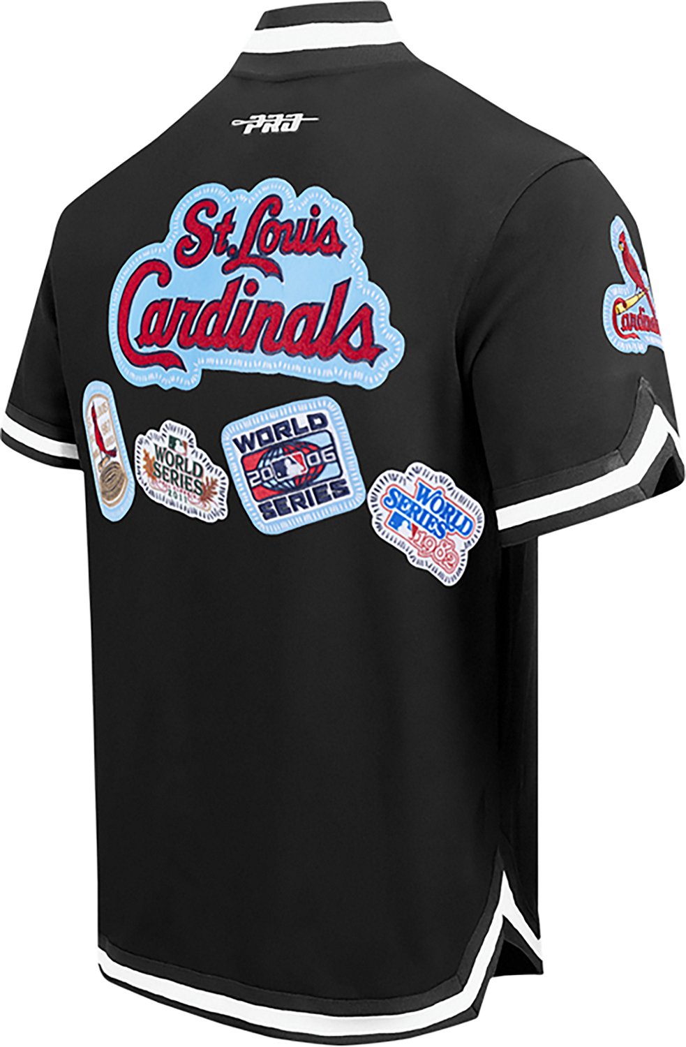 Pro Standard Men's St. Louis Cardinals DIY Pick Stitch Short Sleeve Jacket - view number 4
