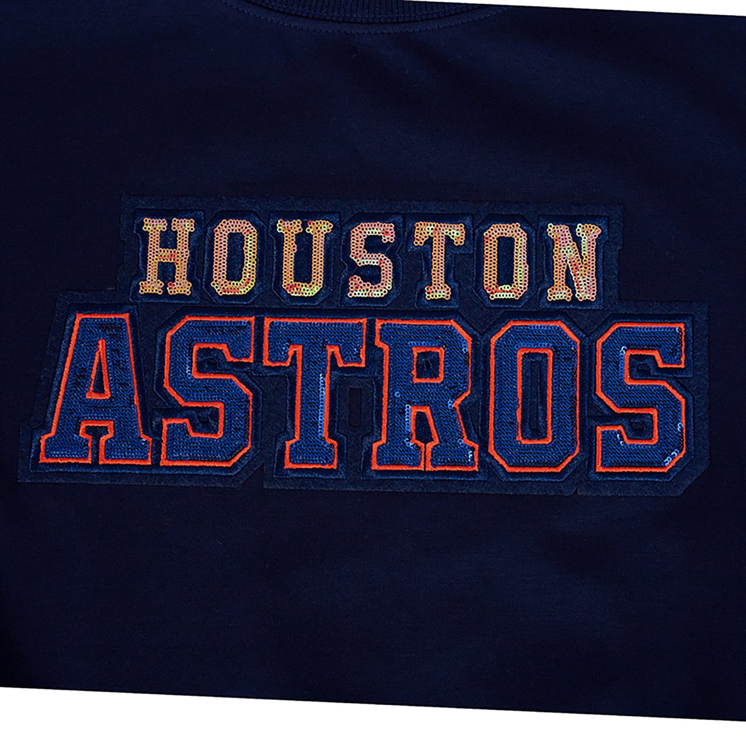 Pro Standard Women's Houston Astros Game Day Classics Long Sleeve Crew Neck Sweatshirt - view number 6