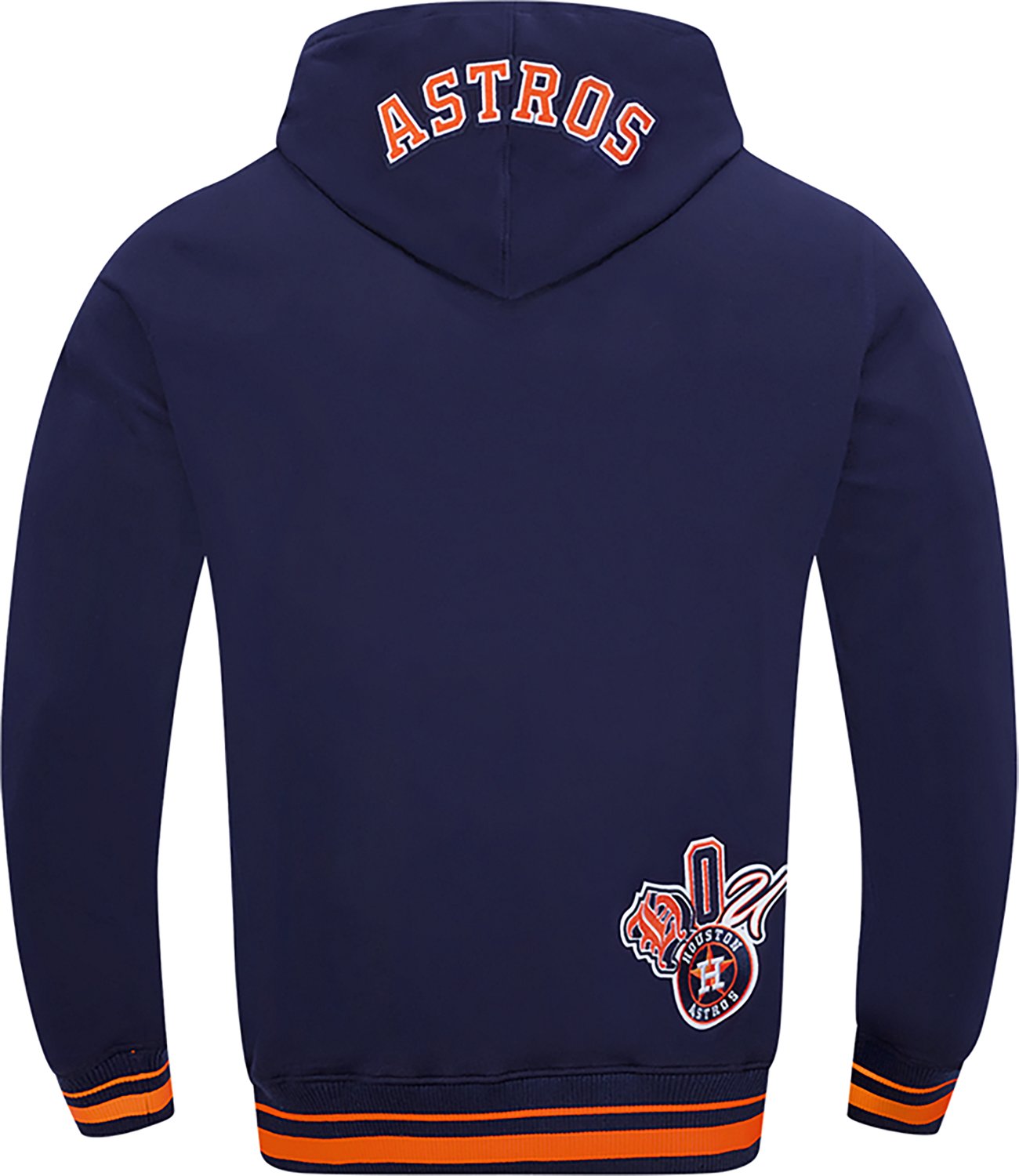 Pro Standard Men's Houston Astros City Ransom Rib Fleece Long Sleeve Hoodie - view number 3