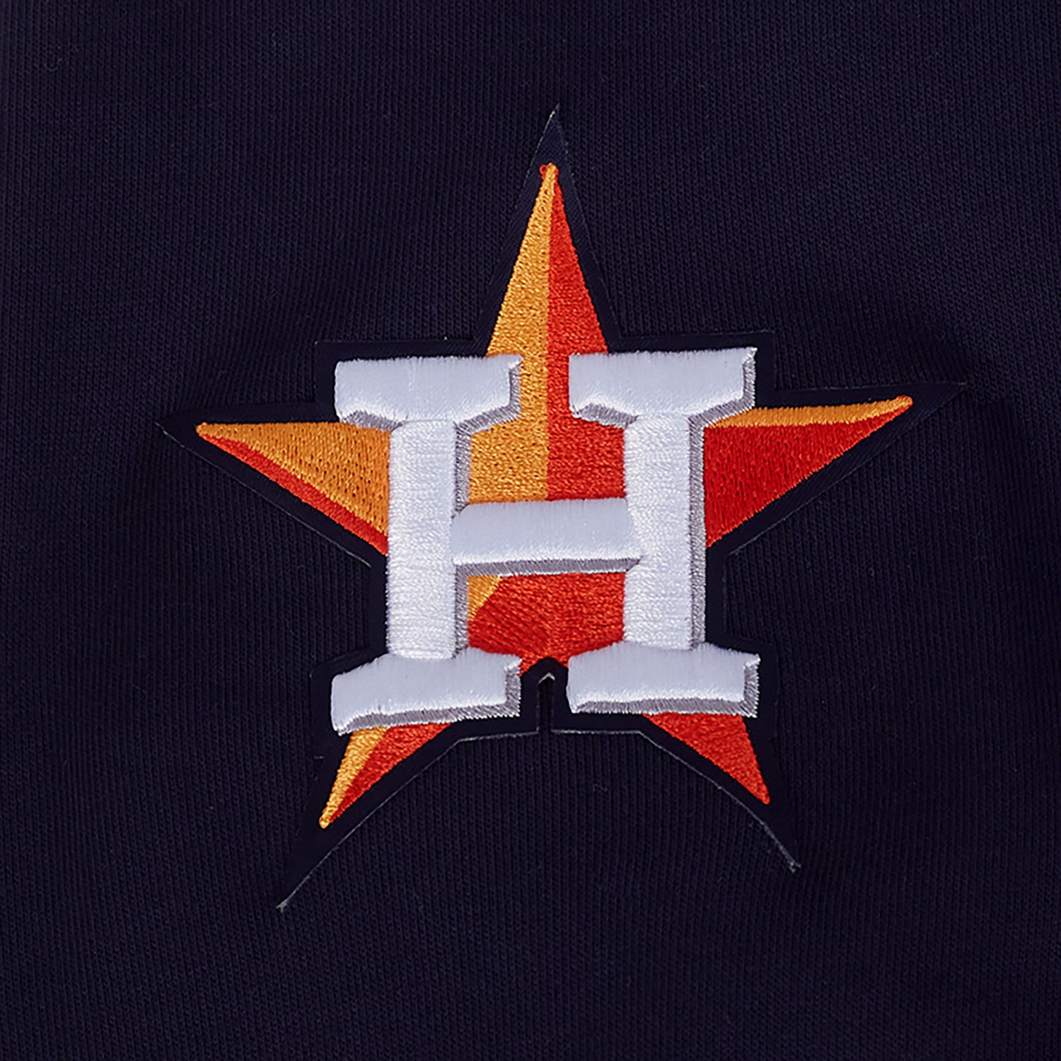 Pro Standard Men's Houston Astros City Ransom Rib Fleece Long Sleeve Hoodie - view number 6