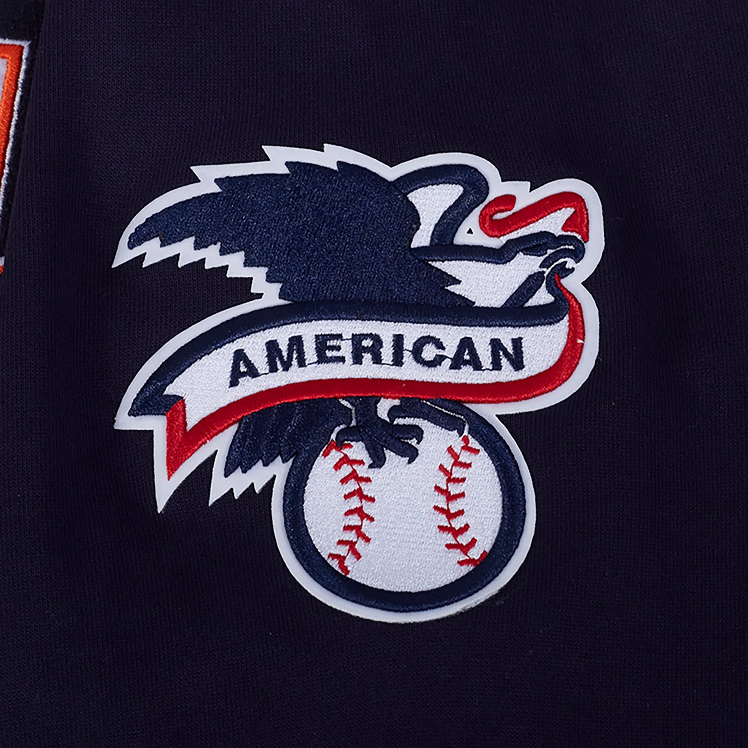 Pro Standard Men's Houston Astros City Ransom Rib Fleece Long Sleeve Hoodie - view number 7