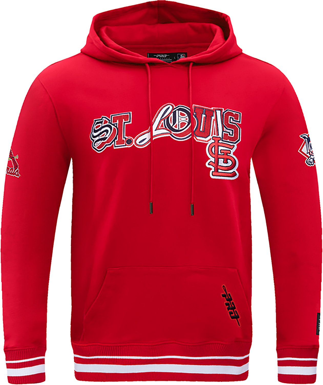 Pro Standard Men's St. Louis Cardinals City Ransom Rib Fleece Long Sleeve Hoodie