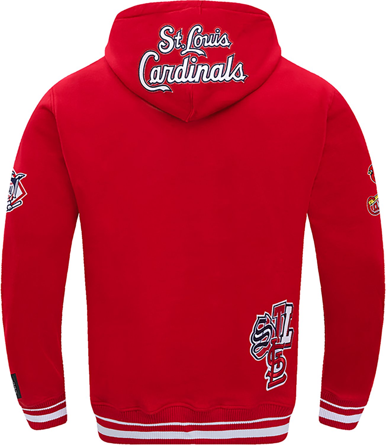 Pro Standard Men's St. Louis Cardinals City Ransom Rib Fleece Long Sleeve Hoodie - view number 3