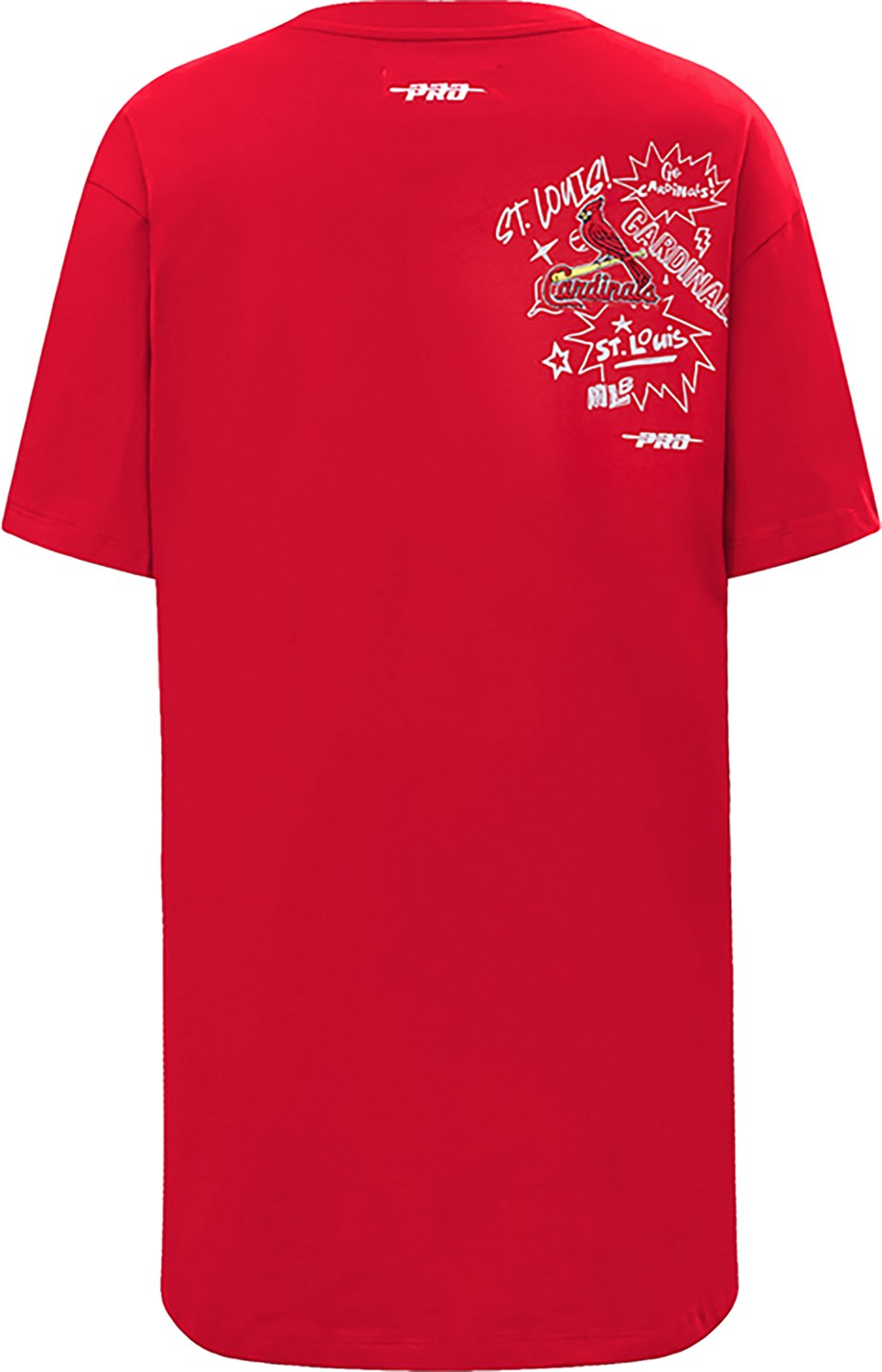Pro Standard Women's St. Louis Cardinals Sketchbook T-shirt Dress - view number 3