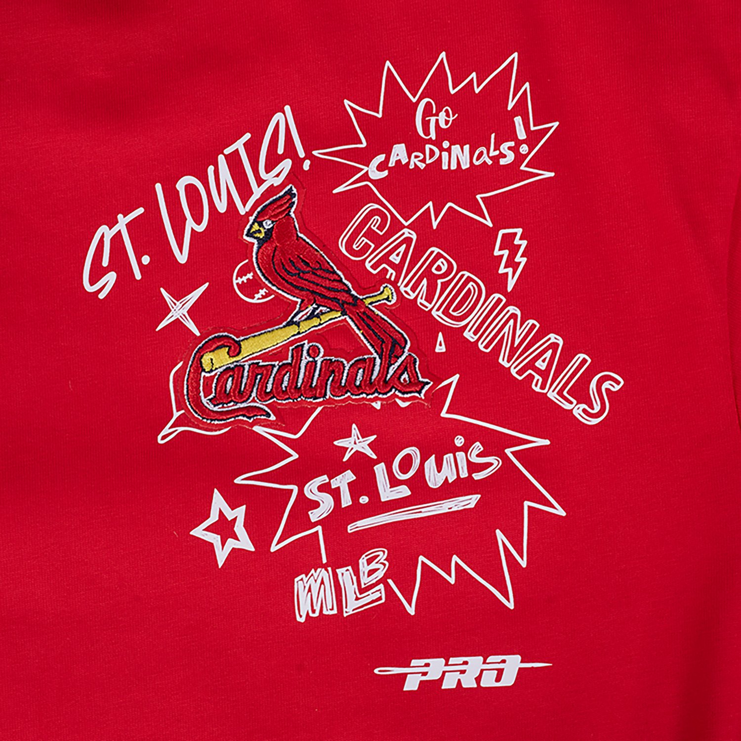 Pro Standard Women's St. Louis Cardinals Sketchbook T-shirt Dress - view number 6