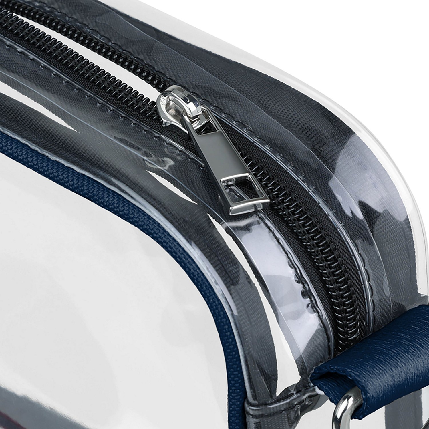 FOCO Houston Texans Clear Team Stripe Cursive Camera Bag - view number 3