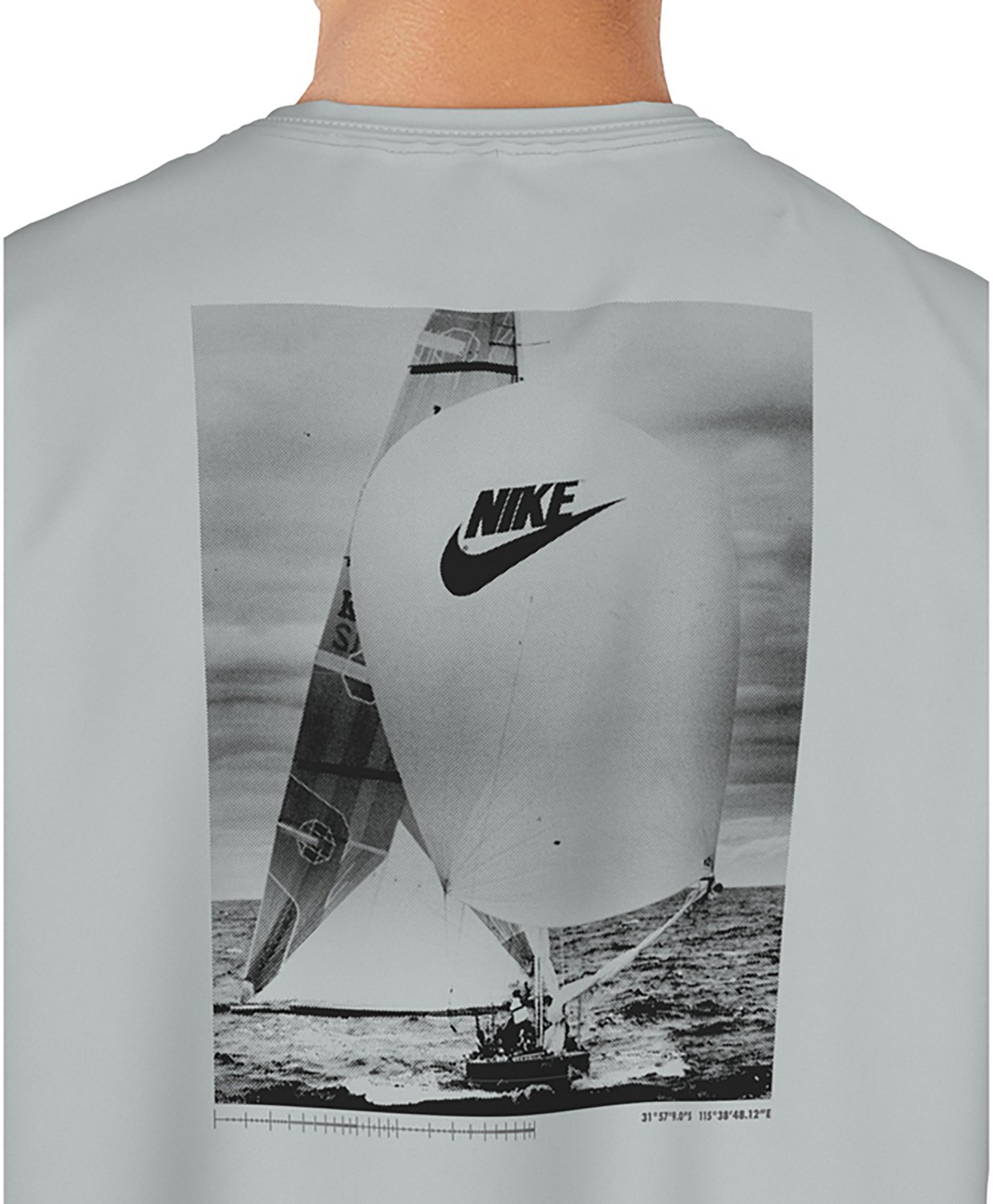 Nike Men's Sail Boat Hydroguard Short Sleeve Swim Shirt - view number 7