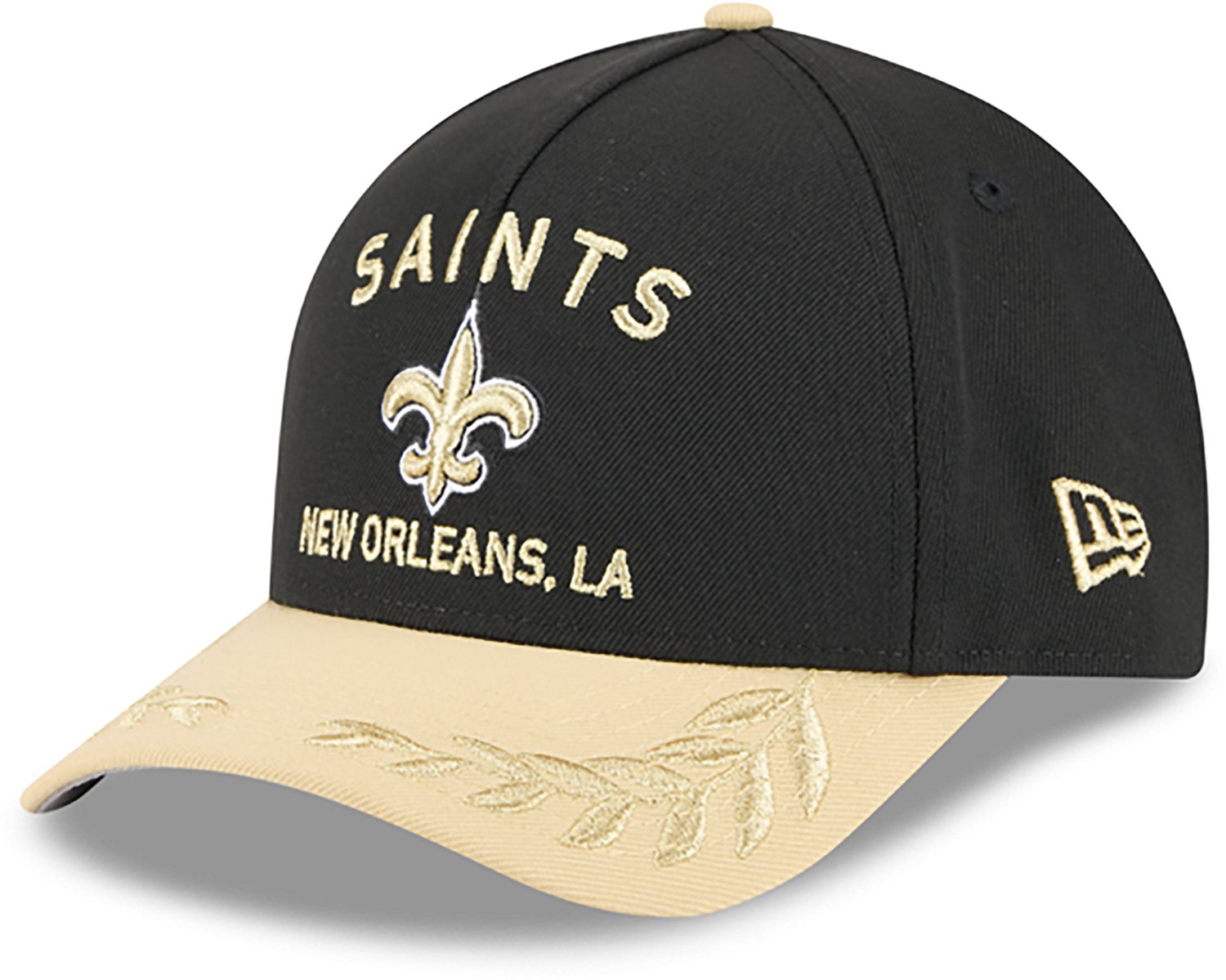 New Era Adults' New Orleans Saints '25 Draft 9FORTY Cap - view number 3
