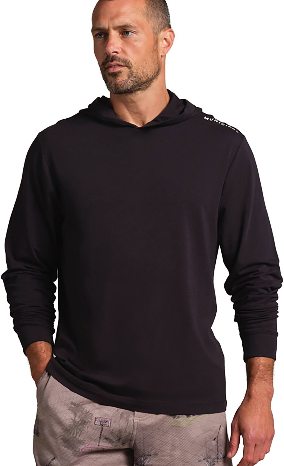 Municipal Men's Enduro Stretch Long Sleeve Hooded T-shirt - view number 2
