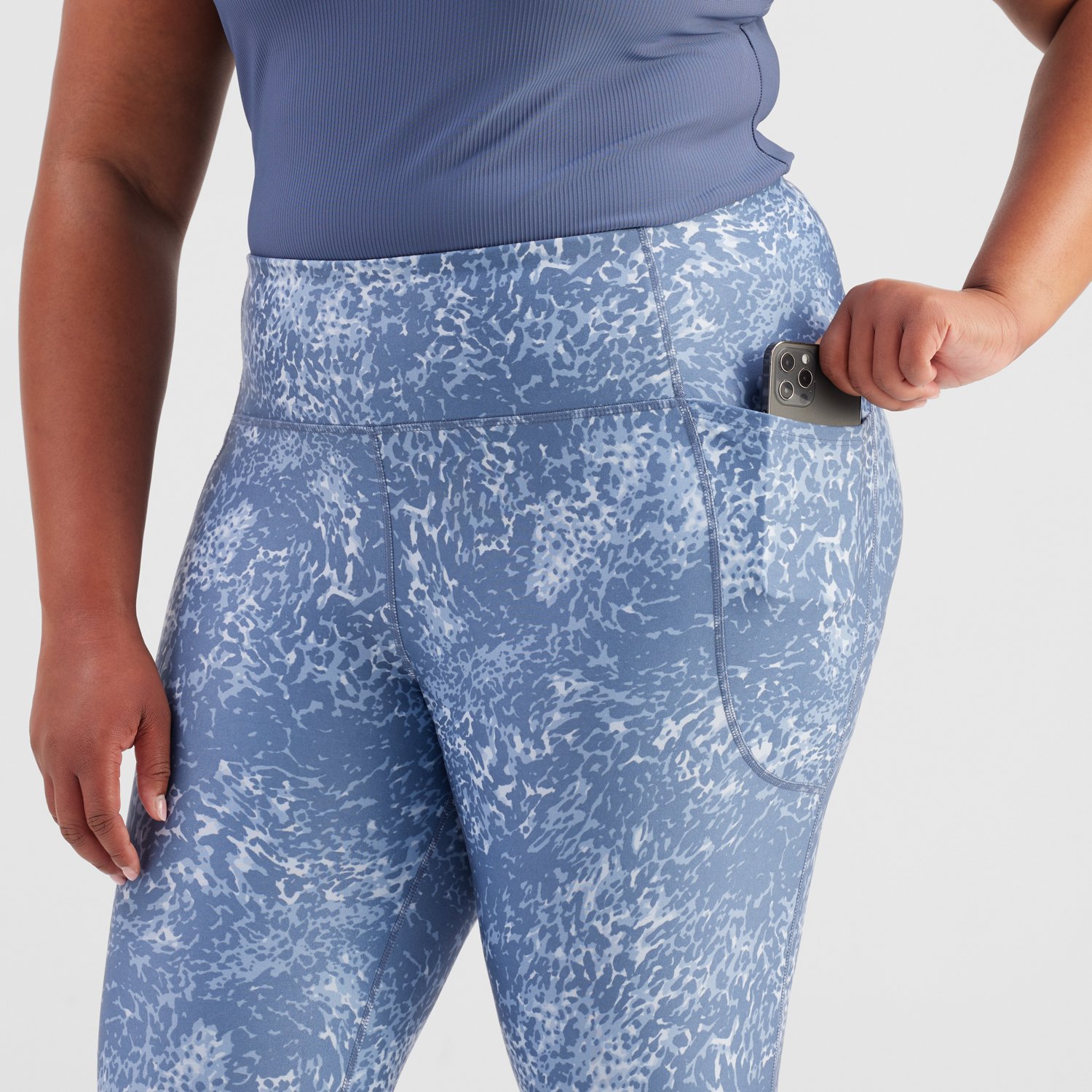 Freely Women's Plus Haven Luxe 7/8 Leggings 25 in                                                                                - view number 4