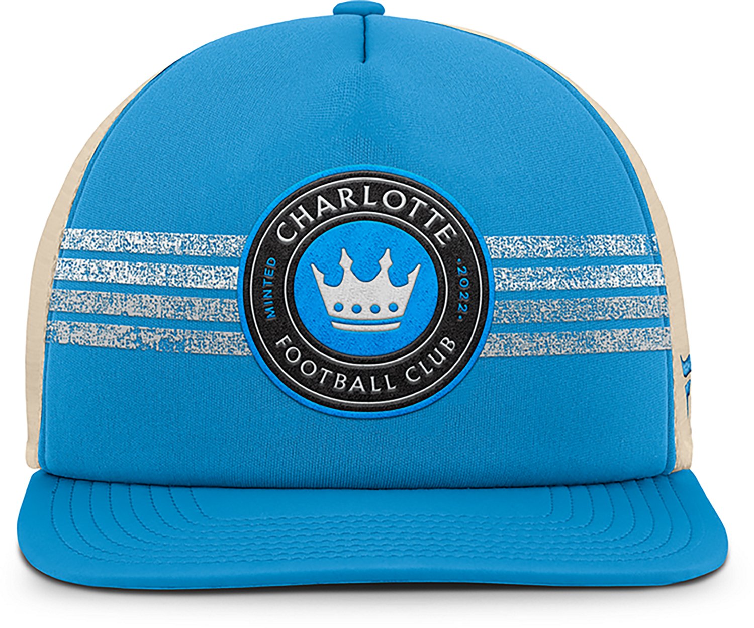 Fanatics Men's Charlotte FC Journeyman Flat Brim Structured Snapback Cap - view number 2