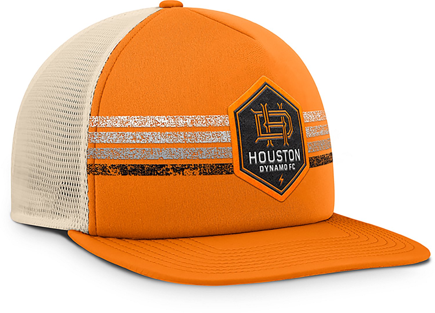 Fanatics Men's Houston Dynamo Journeyman Flat Brim Structured Snapback Cap - view number 3
