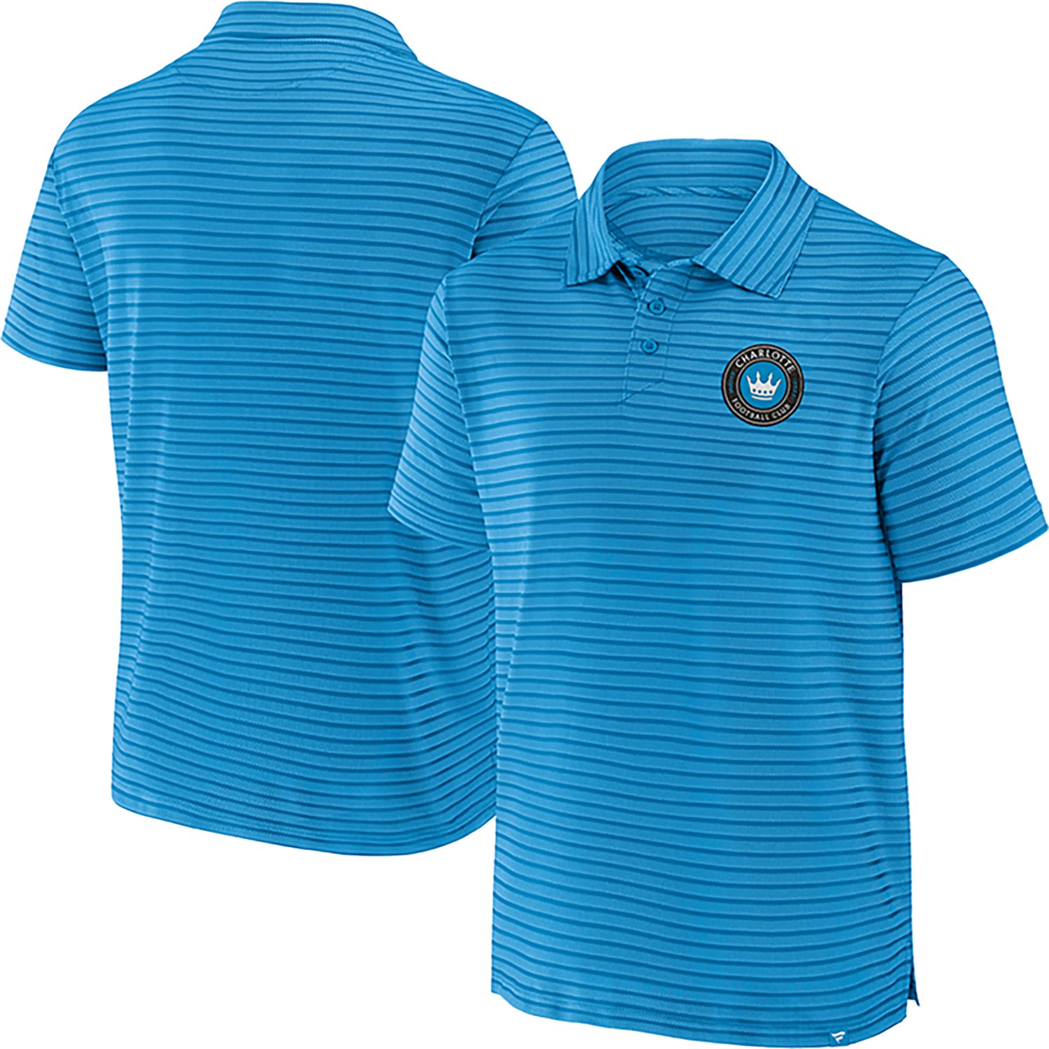 Fanatics Men's Charlotte FC Sweeper Polo Shirt - view number 3