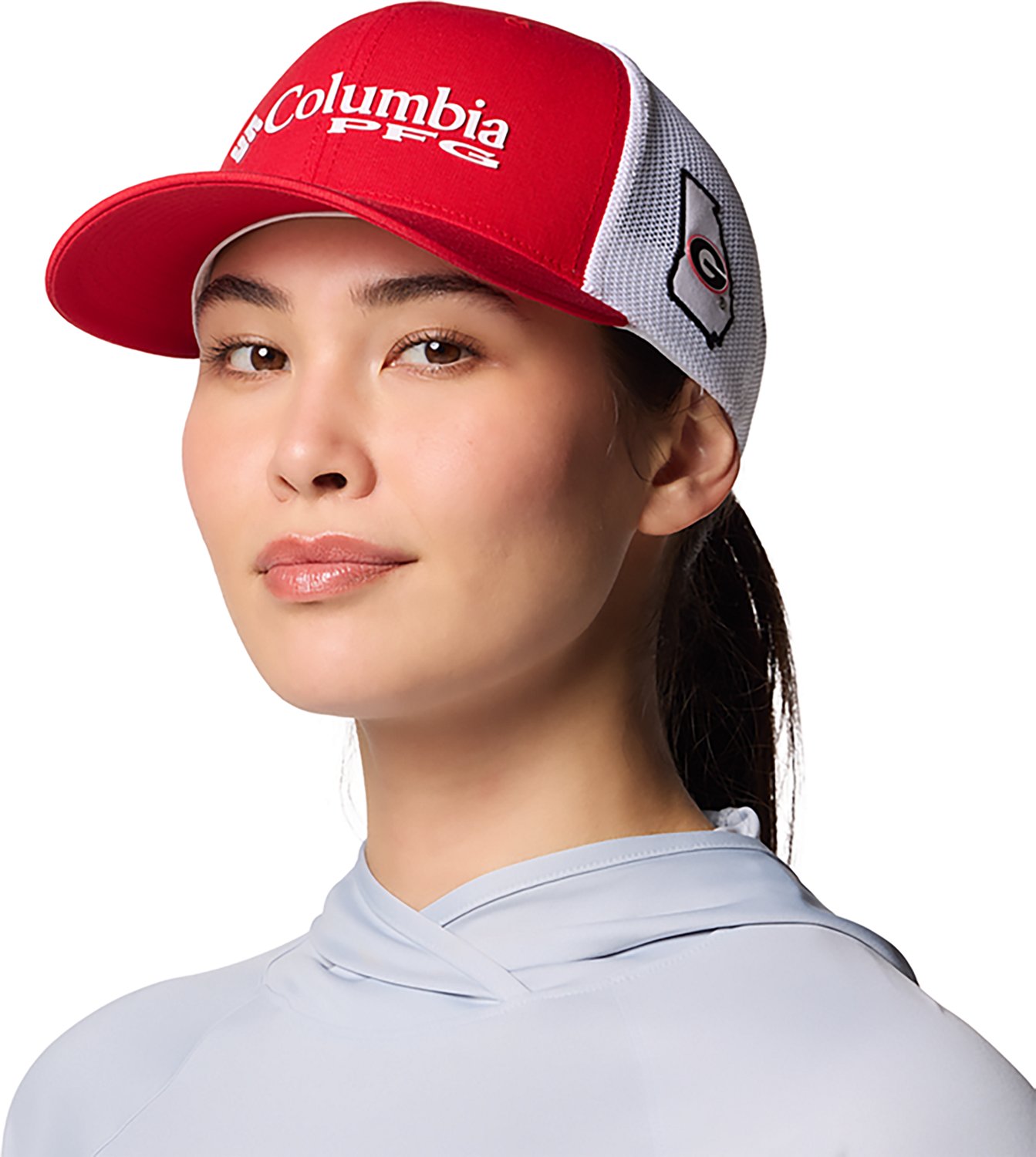 Columbia Sportswear Men's Georgia State University Logo Mesh Snapback Ball Cap - view number 3