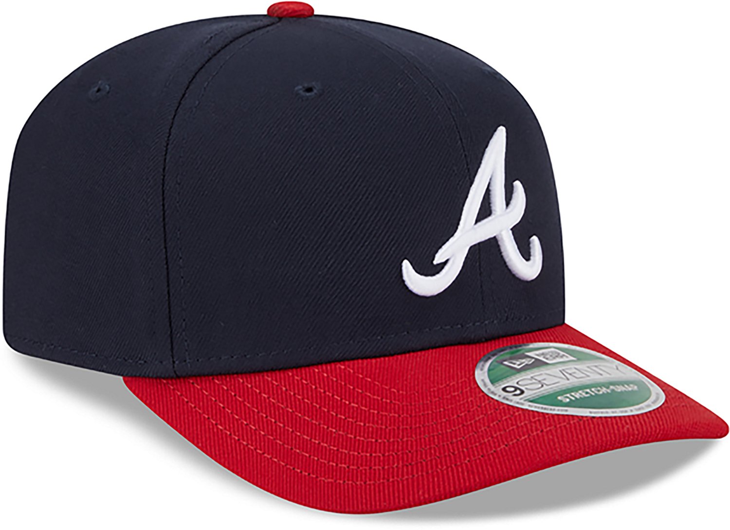 New Era Men's Atlanta Braves Player Replica Game 9SEVENTY Stretch Snapback Cap - view number 4