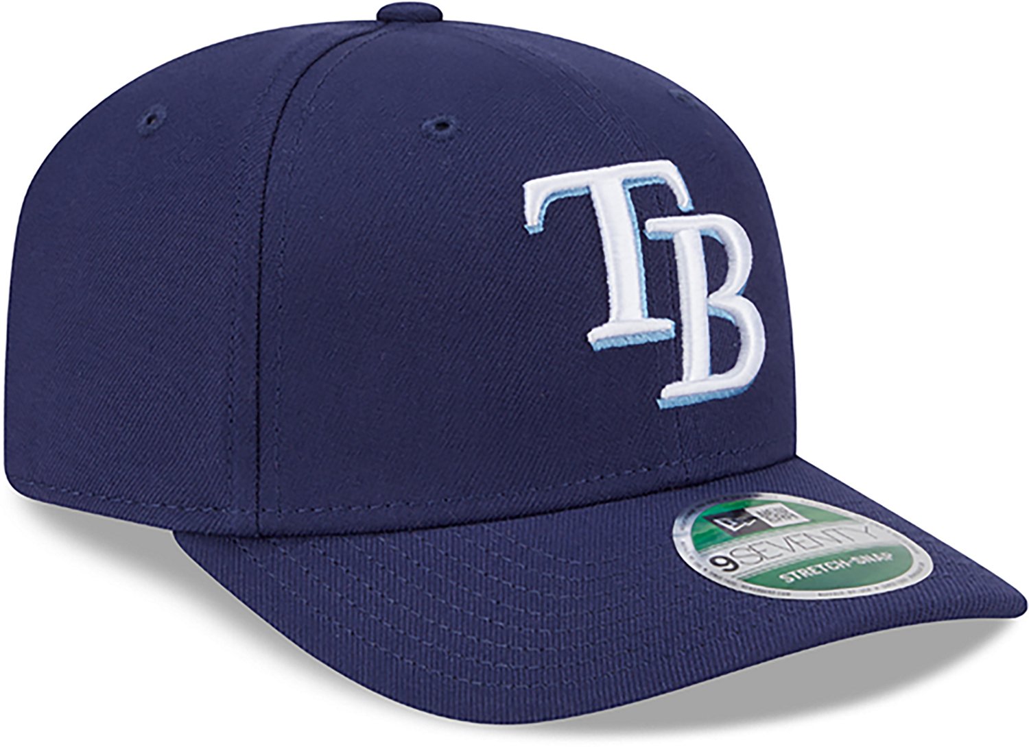 New Era Men's Tampa Bay Rays Player Replica 9SEVENTY Stretch-Snap Cap - view number 4