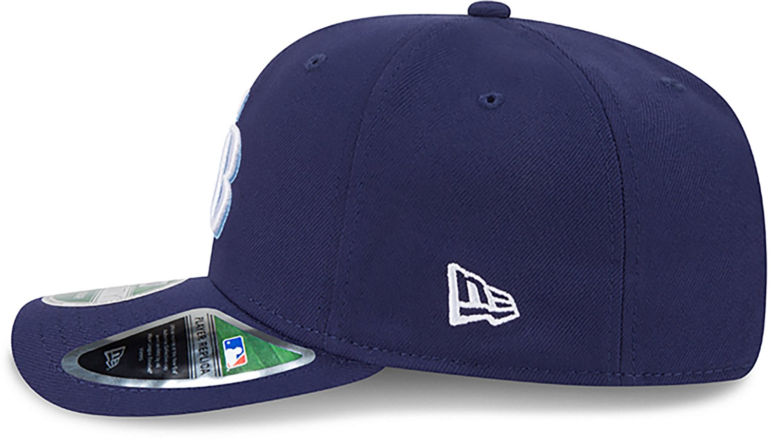 New Era Men's Tampa Bay Rays Player Replica 9SEVENTY Stretch-Snap Cap - view number 5