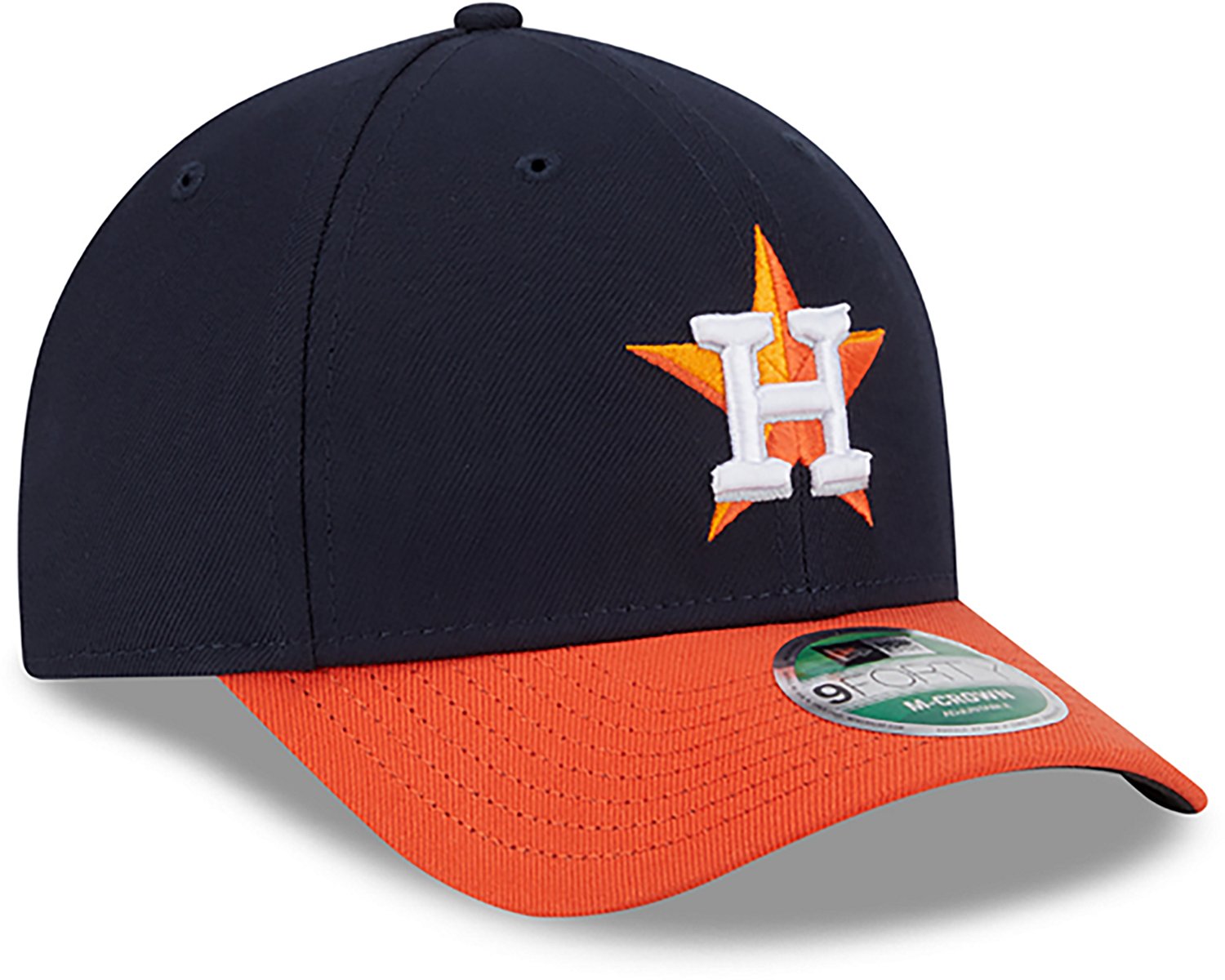New Era Men's Houston Astros Road 9FORTY M-Crown Snapback Cap - view number 4