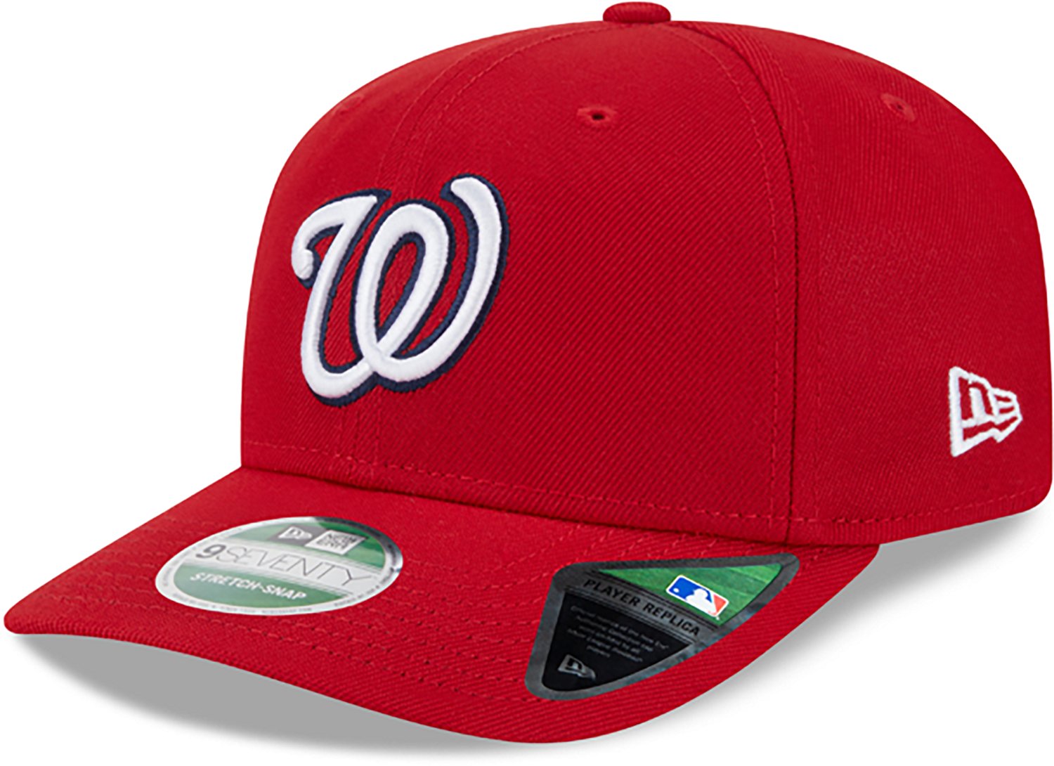 New Era Men's Washington Nationals Game 9SEVENTY Stretch-Snap Cap - view number 3