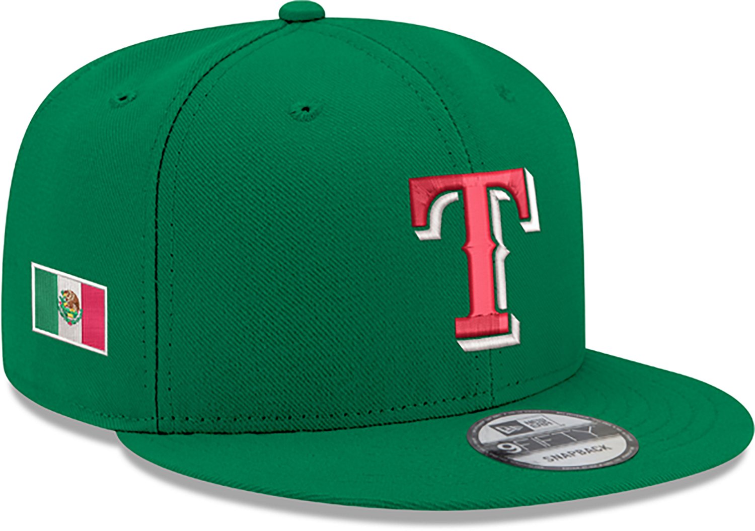 New Era Men's Texas Rangers '24 Orgullo Mexicano Primary 9FIFTY Cap - view number 4