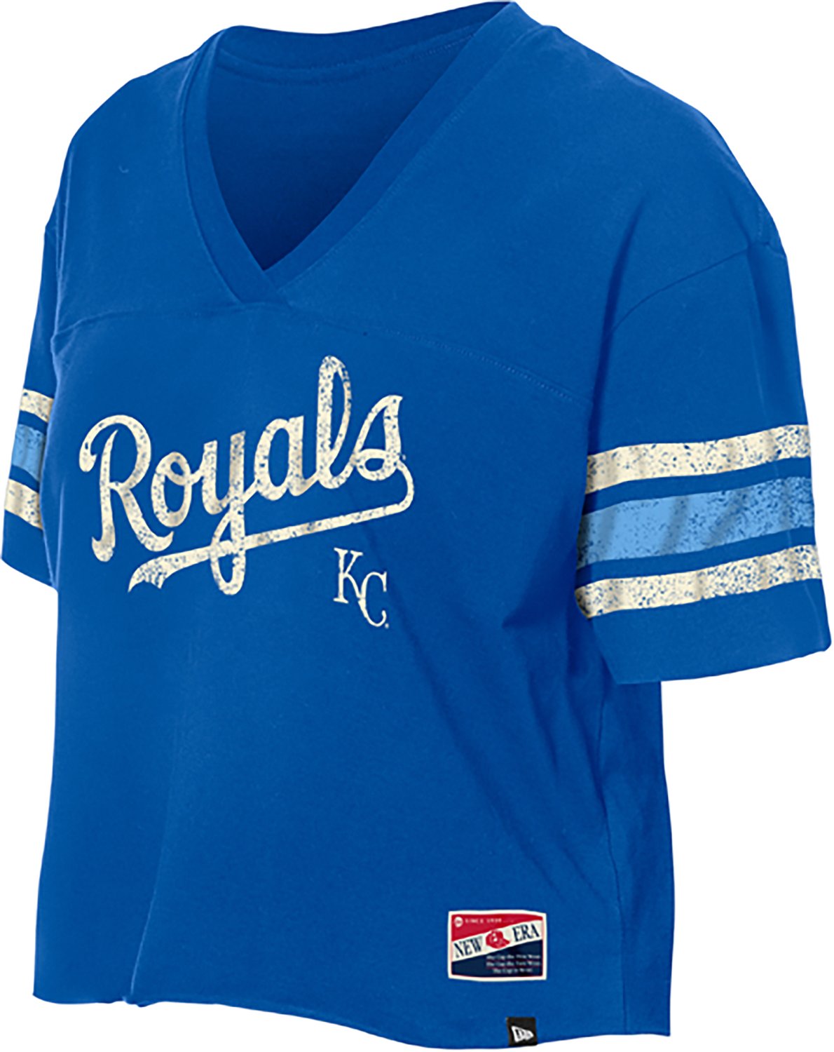 New Era Women's Royals Raw Edge V-neck T-shirt - view number 3