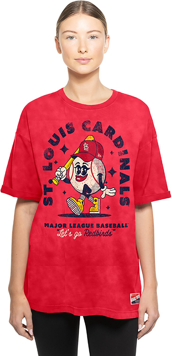 New Era Women's Cardinals Oversize Crew Neck T-shirt                                                                            
