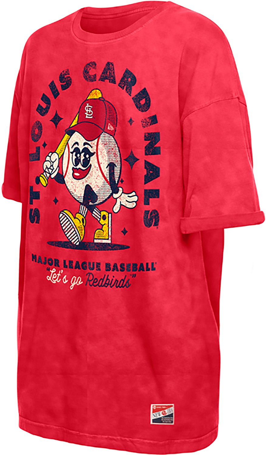 New Era Women's Cardinals Oversize Crew Neck T-shirt - view number 3
