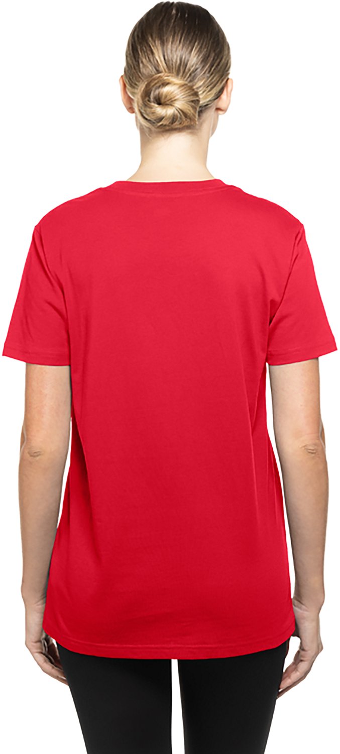 New Era Women's Rangers Ditsy Print Fill Scoop Neck T-shirt - view number 2