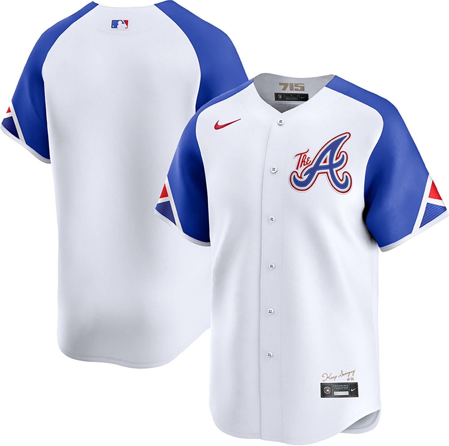 Nike Men's Braves City Connect Limited Jersey - view number 3