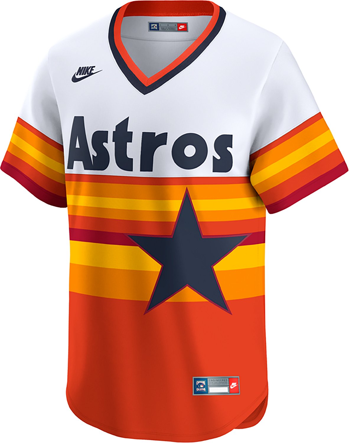 Nike Houston Astros Throwback Cooperstown Collection Limited Jersey - view number 2