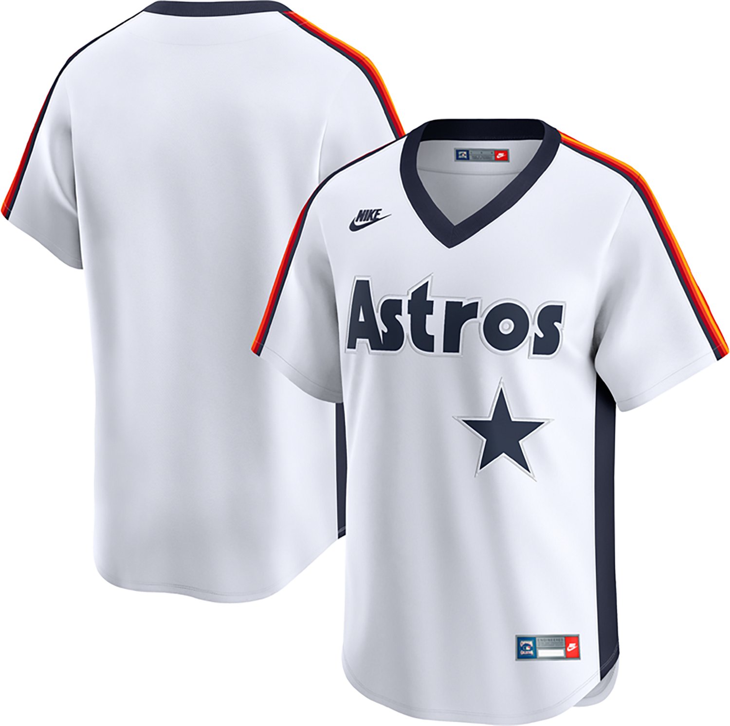 Nike Houston Astros Throwback Cooperstown Collection Limited Jersey - view number 5