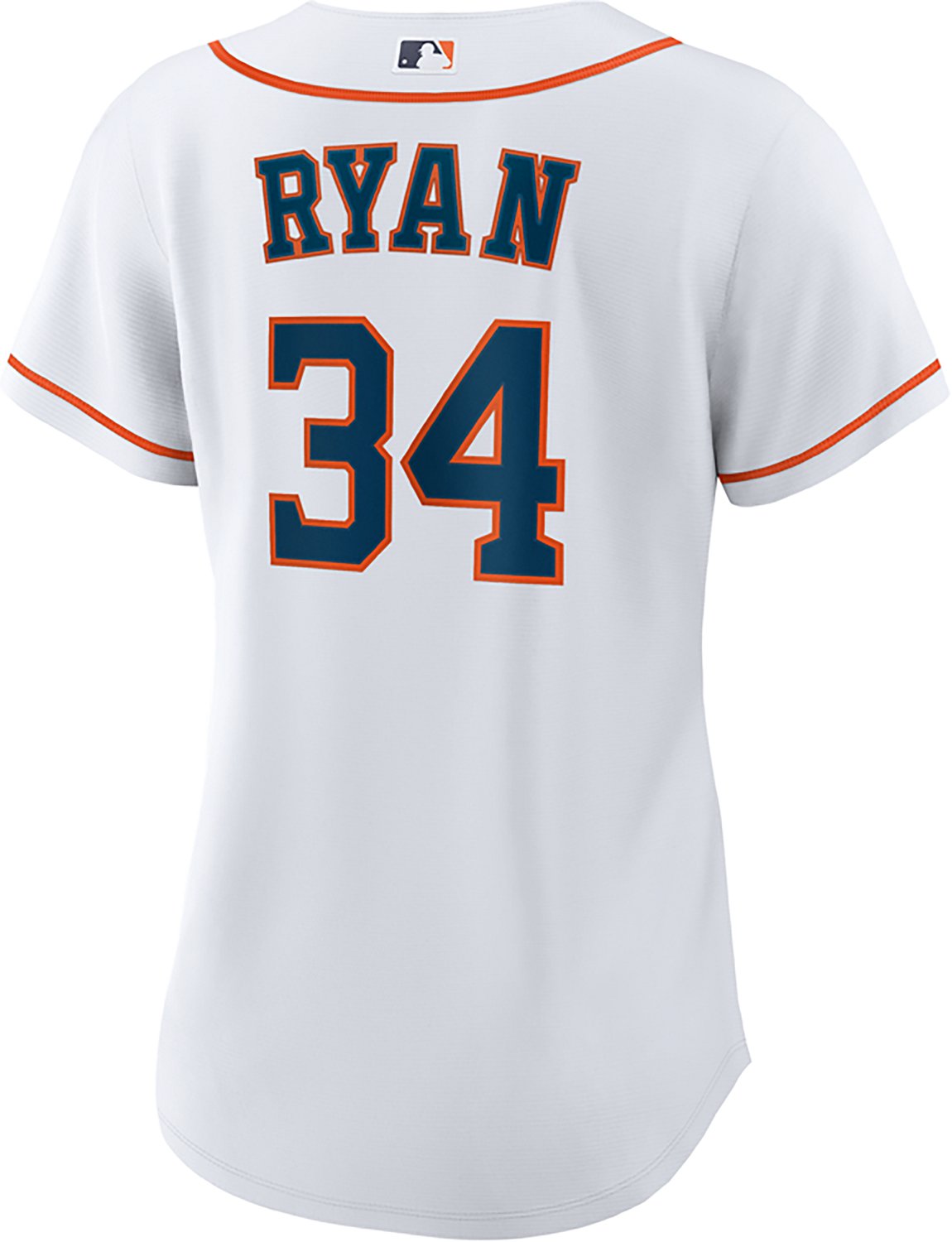 Nike Women's Astros Ryan Home Replica N&N Jersey - view number 2